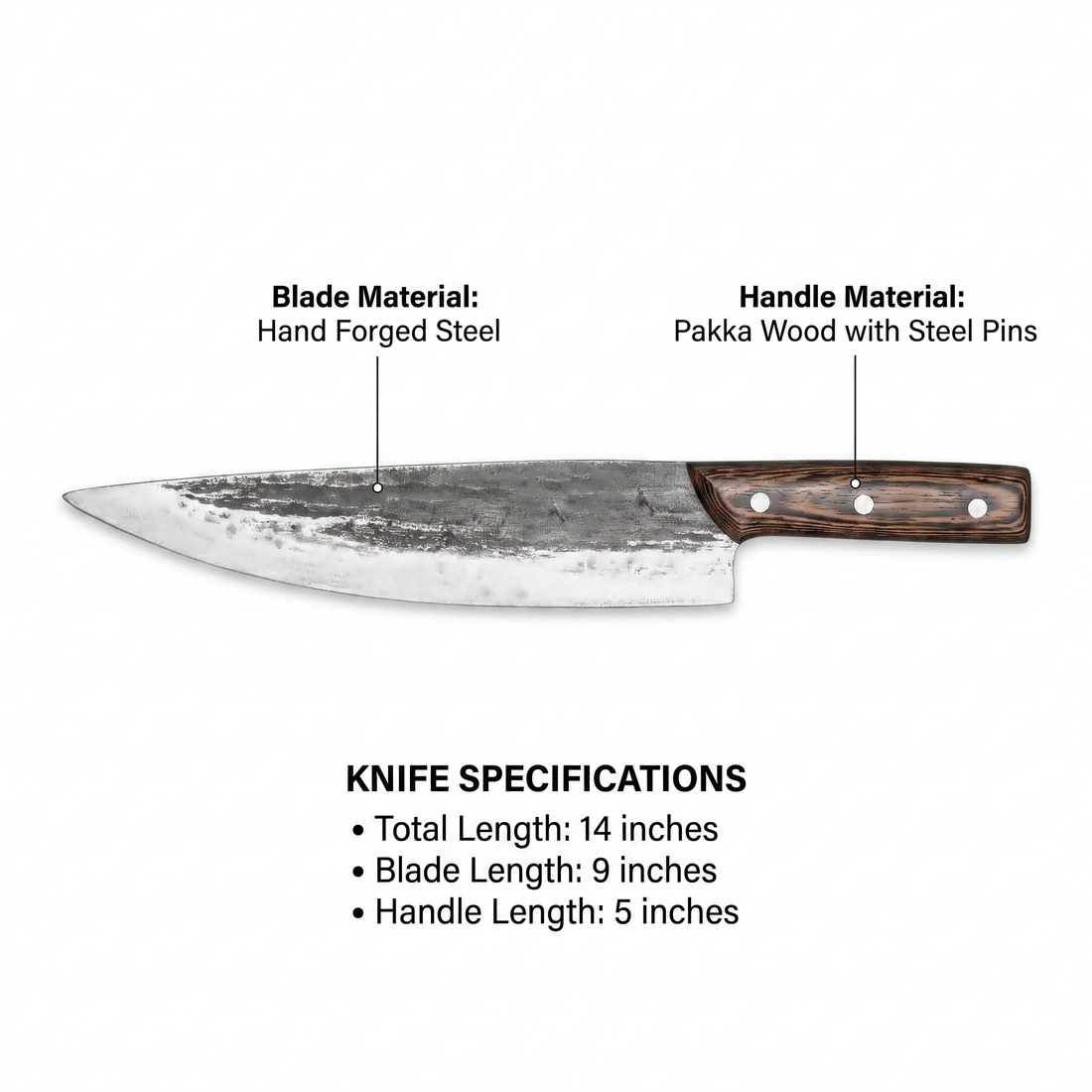 Tungsten 7" Slicing Knife 14 inches
