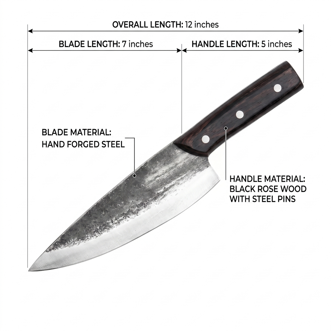 Tungsten 7" Slicing Knife